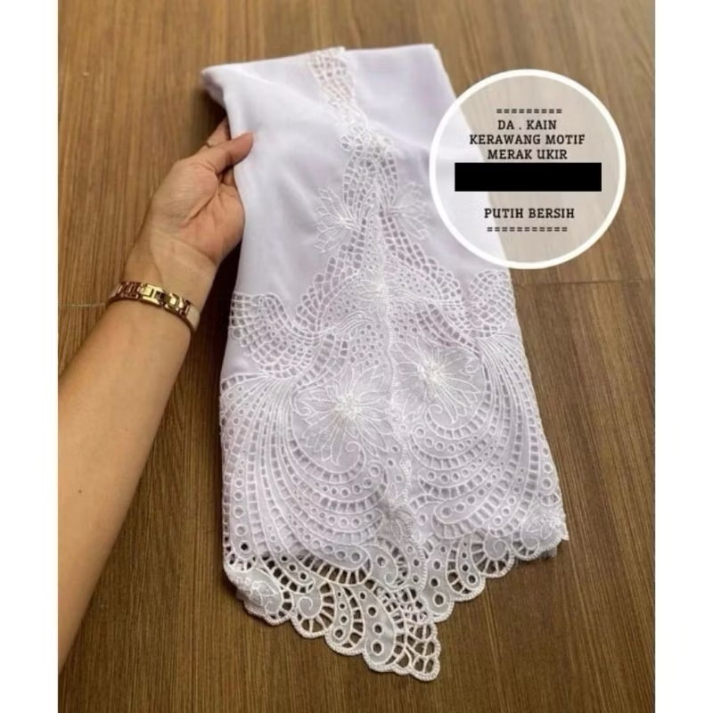kain bordir terbaru CENDRAWASIH