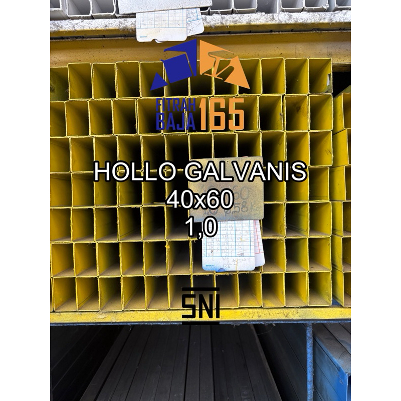 Besi Holo / Hollow Galvanis 40x60