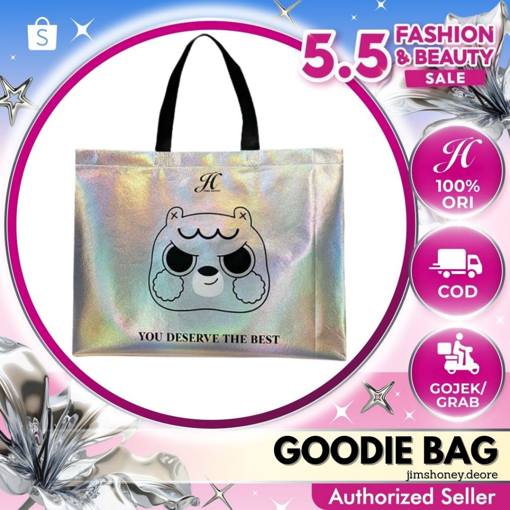 

Jims Honey Goodie Bag Tas Paper Belanja Shopping Bag Go Green Bahan Spunbond Murah Jimshoney
