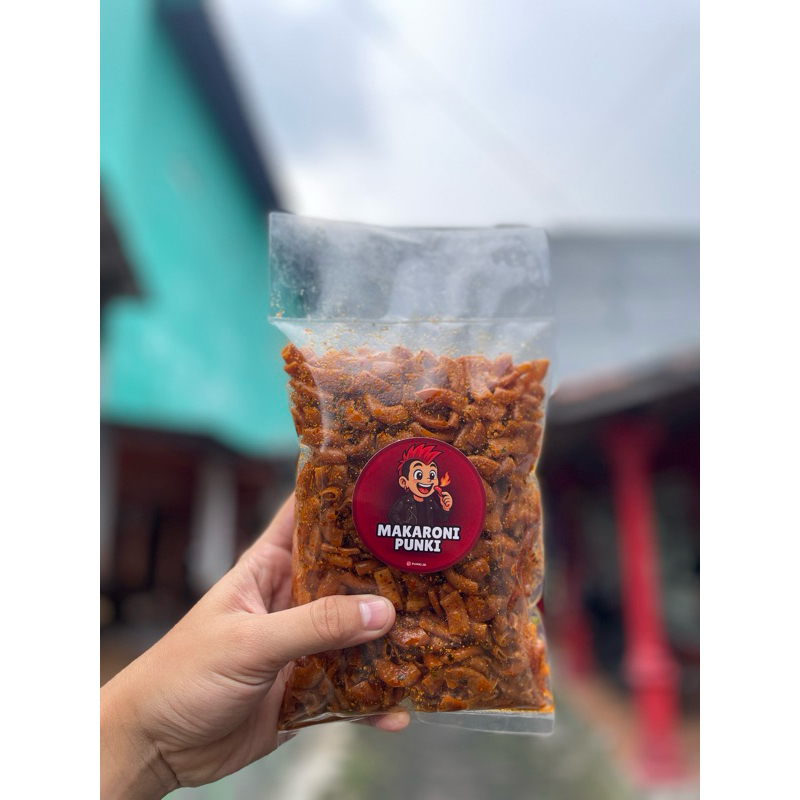 

Makaroni cikruh 250gram makaroni kriuk extra pedas daun jeruk 1/4kg