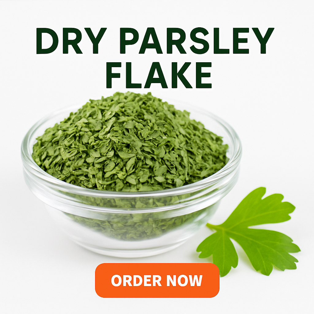 

DRY PARSLEY FLAKE IMPORT USA 1 KG STANDAR KUALITAS RESTO