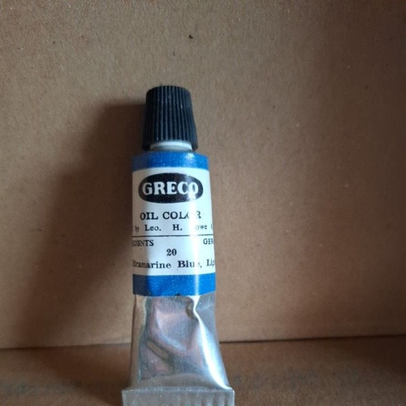 

cat minyak /oil color greco ULTRAMARINE, BLUE, LIGHT 20
