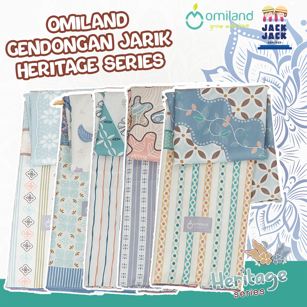 Omiland Gendongan Bayi Samping Newborn Sling Heritage Series | Omiland Gendongan Bayi Baru Lahir