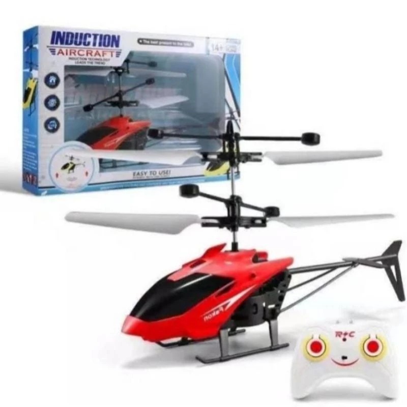 Mainan Anak Helikopter Tangan Drone dengan Remot - Mainan Anak Drone Helikopter Remote Kontrol