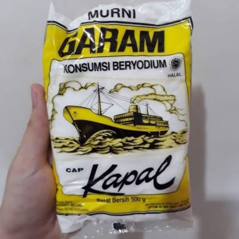 

GARAM KAPAL JUMBO 500gram / GARAM KAPAL BESAR 500gr / GARAM KAPAL 500gr