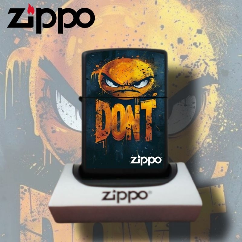 KOREK API ZIPPO BLACK MATTE CUSTOM UV PRINT ANGRY BIRD ART BISA BEBAS REQUEST CUSTOM SESUAI DENGAN K
