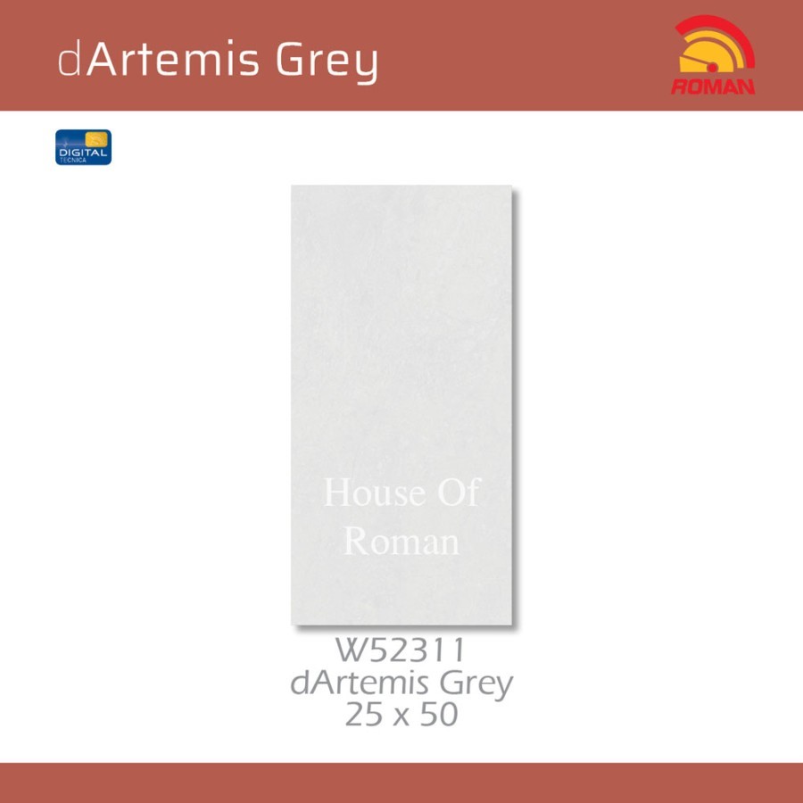 ROMAN KERAMIK dArtemis Grey 25x50 W52311 ROMAN KERAMIK