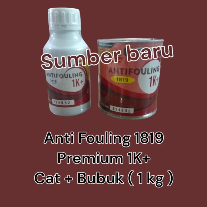 Antifouling antilumut 1819 Premium Cketz 1K+ Cat + Bubuk ( 1 kg )