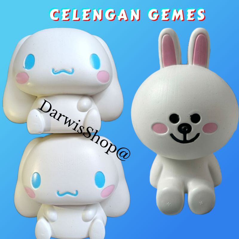 CELENGAN PLASTIK KARAKTER/ CELENGAN ANAK LUCU