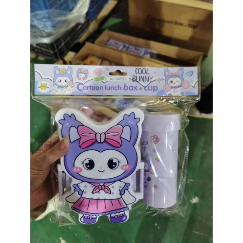 LUNCH BOX ANAK + BOTOL MINUM LUCU