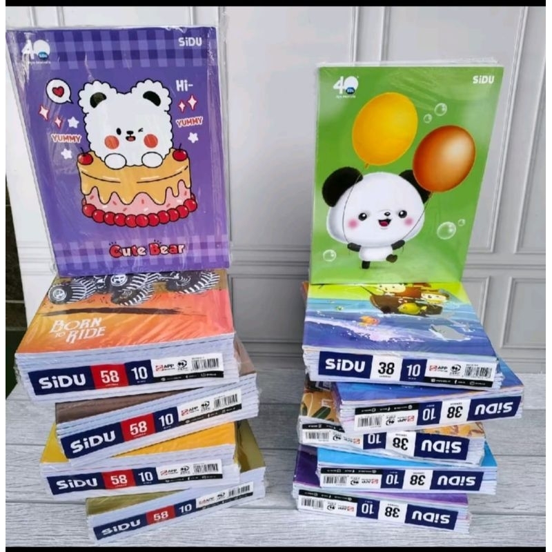 

buku sidu isi 38 lembar / buku tulis sekolah 1pack isi 10 buku