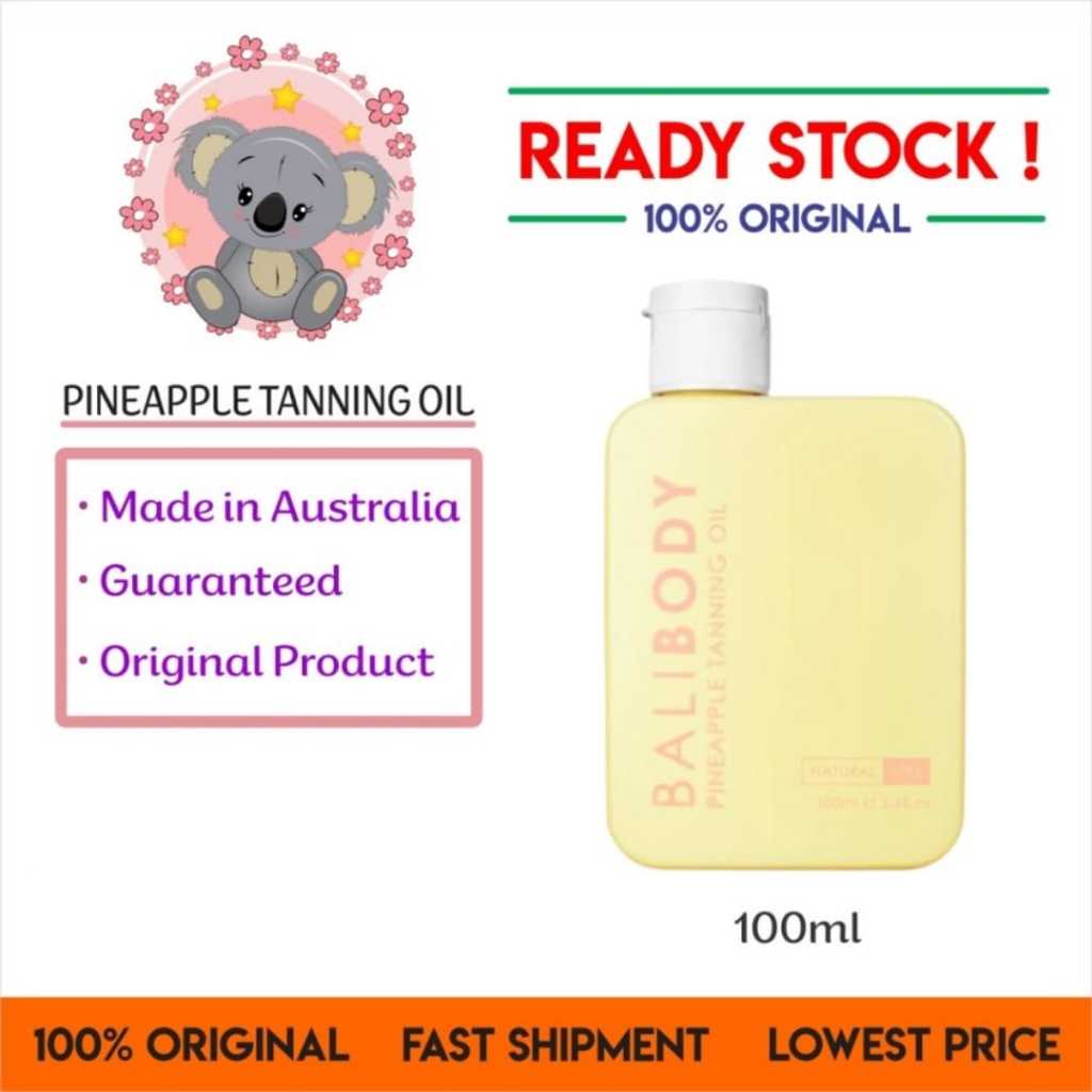 Bali body pineapple tanning oil spf6 ORI AUSSIE