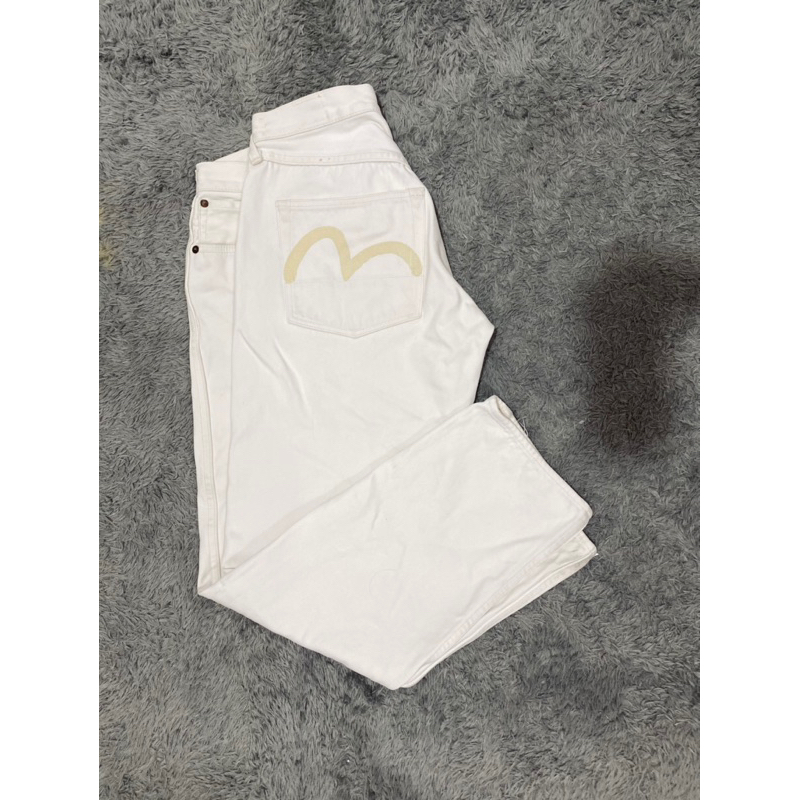jeans evisu white original japanese