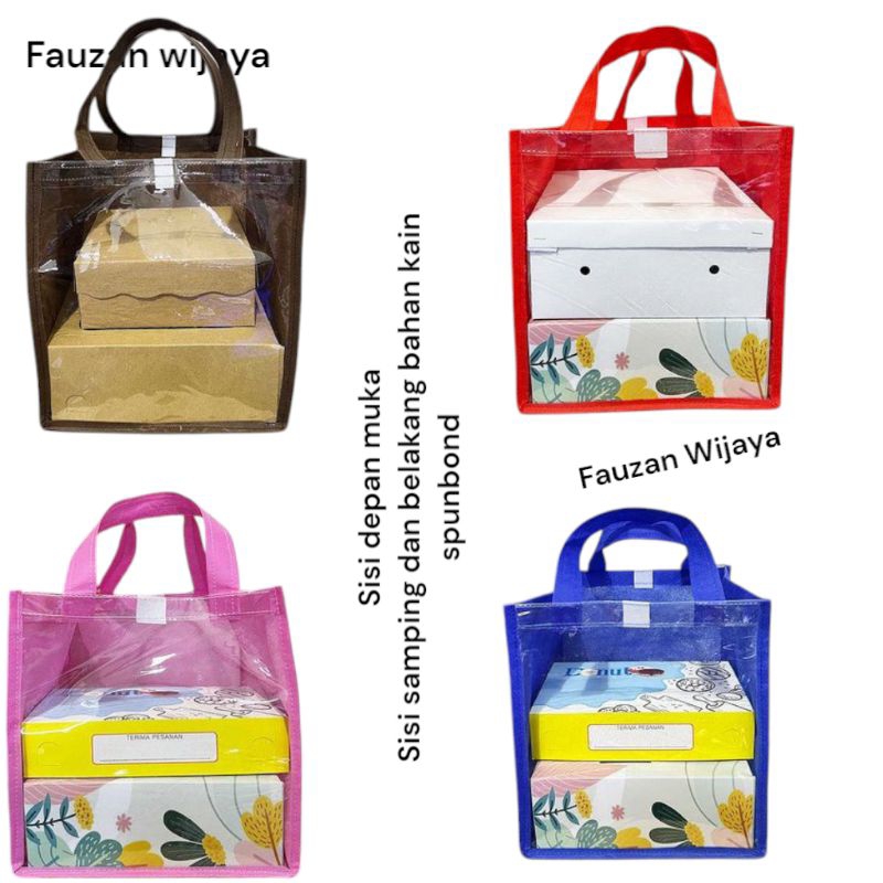 

Tas Kain Kombinasi Mika Box uk 22x22 isi 12pcs