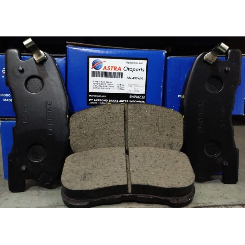 Akebono Brake Pad atau Kampas Rem Depan AN-496WKI AGYA