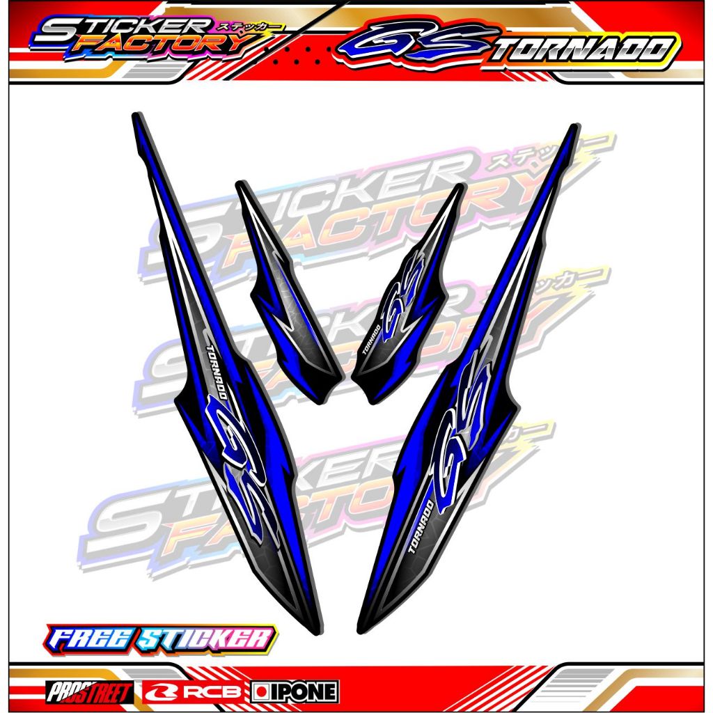 STRIPING VARIASI SUZUKI TORNADO GS / STIKER MOTOR SUZUKI TORNADO GS