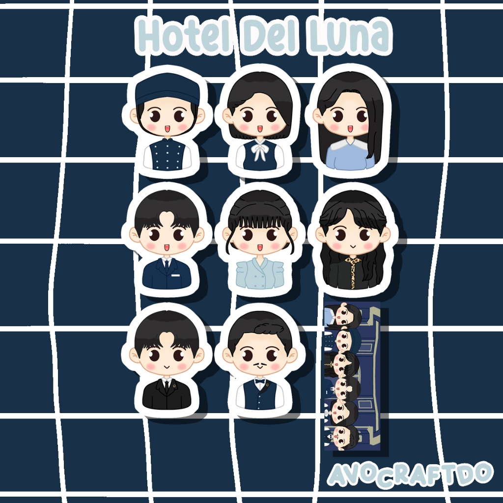 

[ AVOCRAFTDO ] Sticker Kdrama Hotel Del Luna die cut