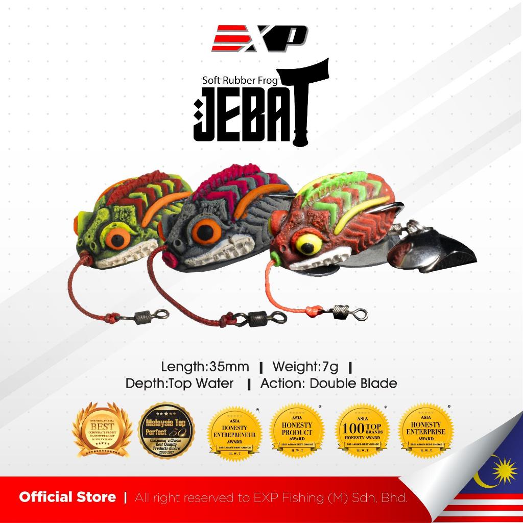 EXP JEBAT frog Soft Frog umpan casting umpan gabus kodok tiruan umpan tiruan karet asli thailand