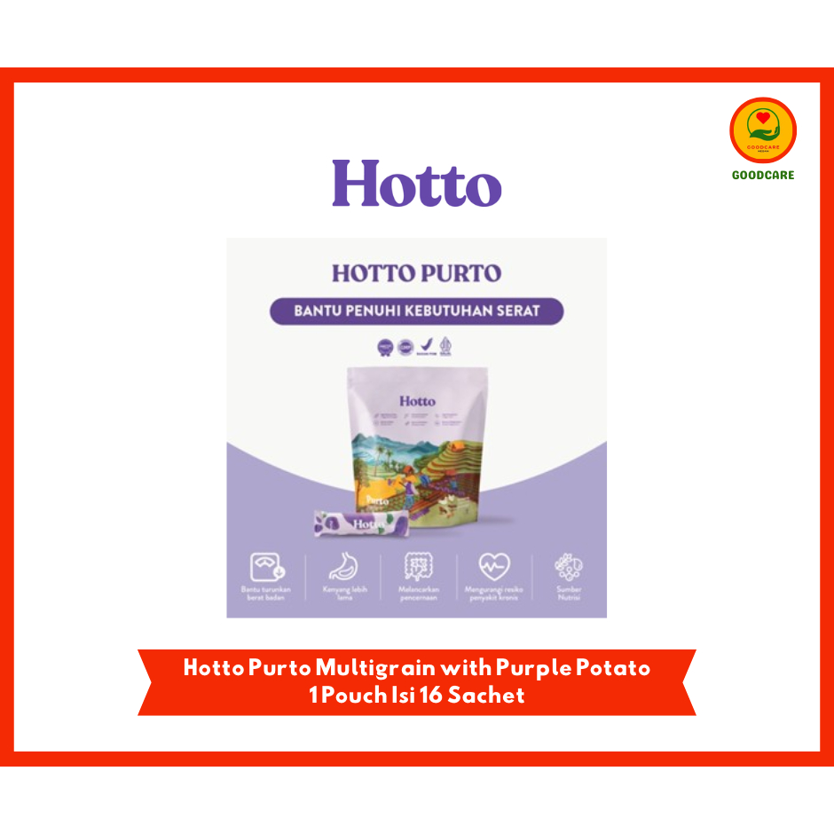 

Hotto Purto Multigrain with Purple Potato 1 Pouch Isi 16 Sachet Minuman Kesehatan