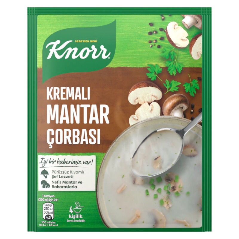 Knorr Sup Jamur - creamy mushroom soup / makanan turki / oleh oleh Turki