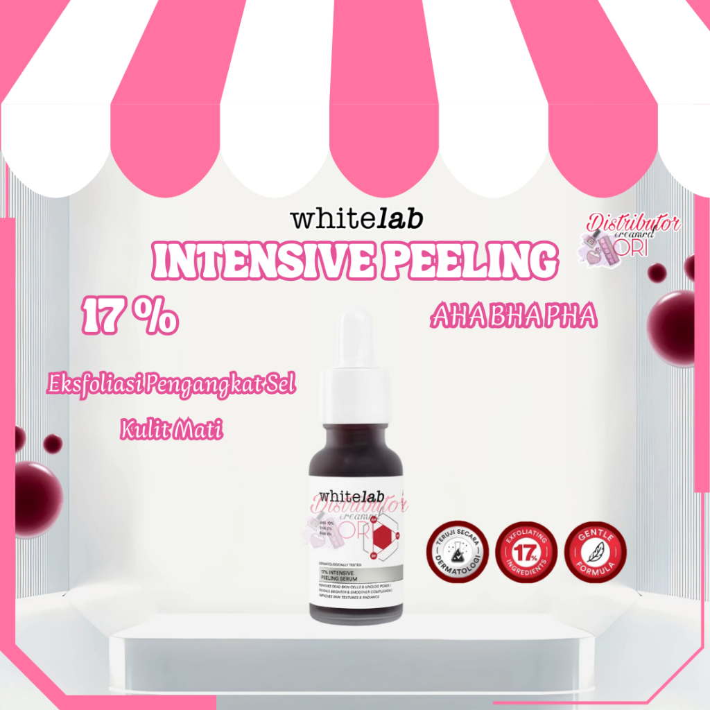 Whitelab Tender Care 17% Intensive Peeling AHA BHA PHA Serum - Serum Eksfoliasi Pengangkat Sel Kulit