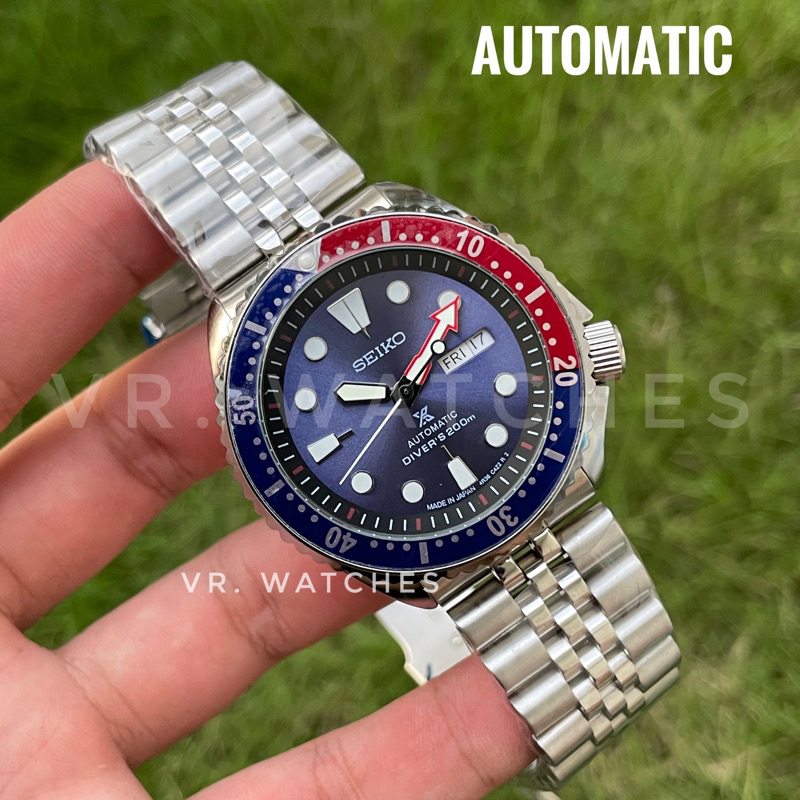 JAM TANGAN PRIA SK PROSPEX AUTOMATIC ARABIC STAINLESS STEEL