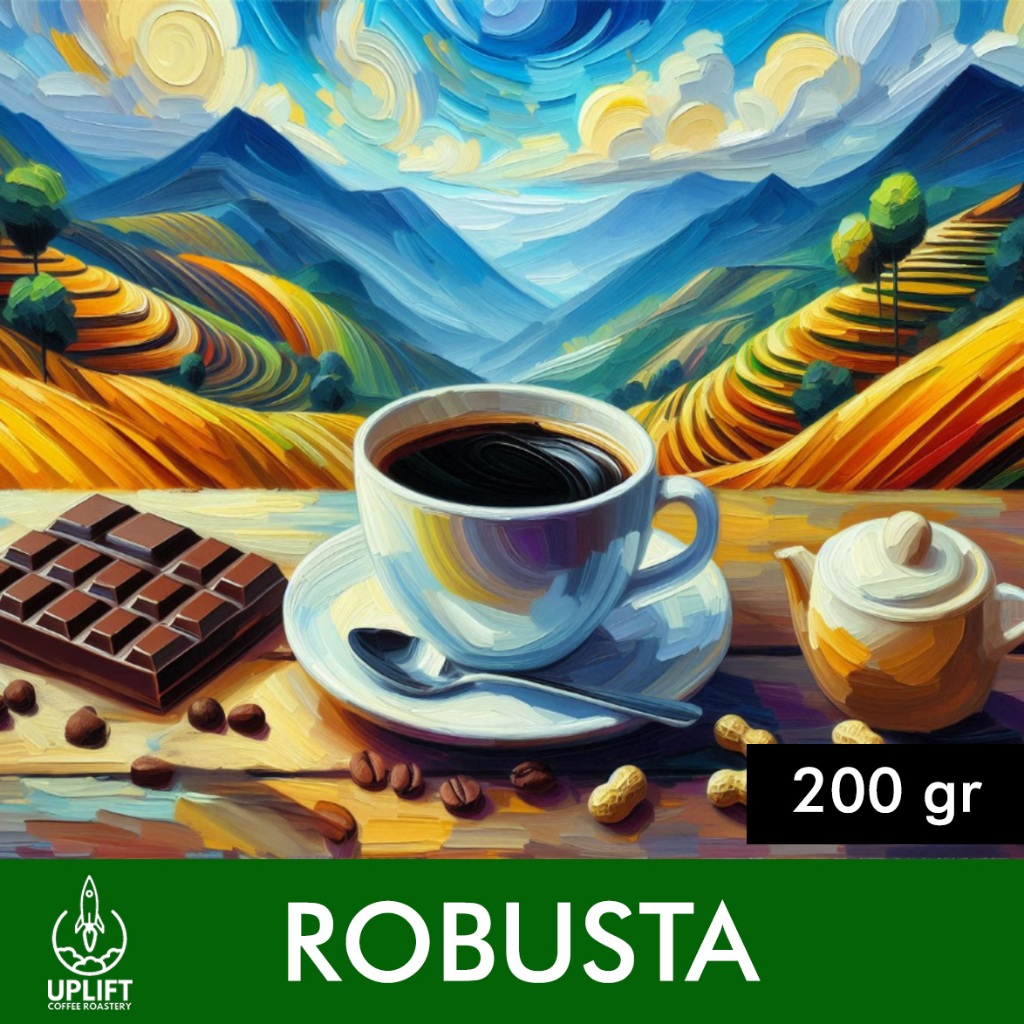 

Kopi Fine Robusta Temanggung 200 gr - UPLIFT Coffee Roast Roasted Beans Giling Murah