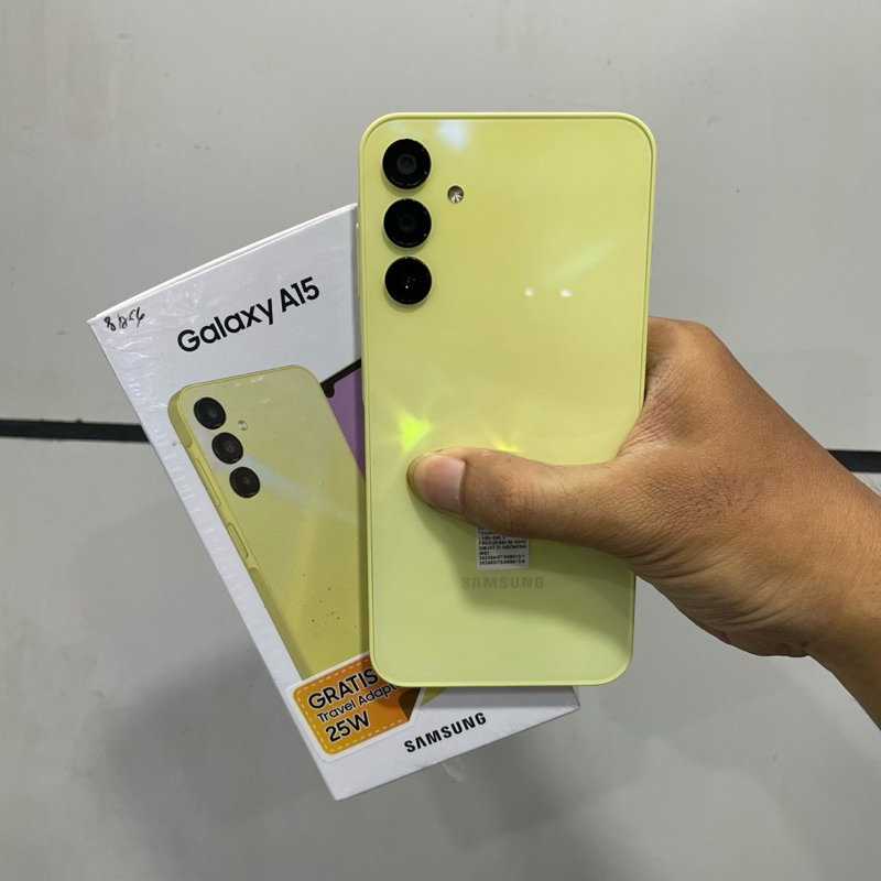 samsung a15 8/256gb second bekas mulus fullset original resmi