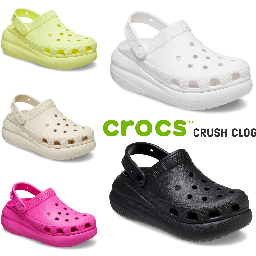 Jangan Ketinggalan order Crocs Crush Clog  Crocs Hak Tinggi  Crocs Wedges  Crocs Wanita  Sepatu Wani