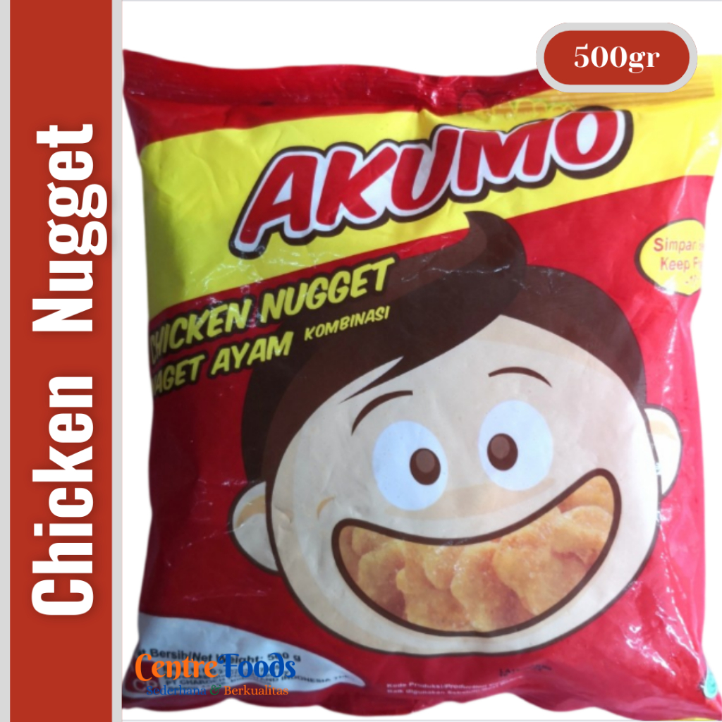 

Naget Ayam - Chicken Nugget Akumo | 500gr [ Harga Per BKS ]