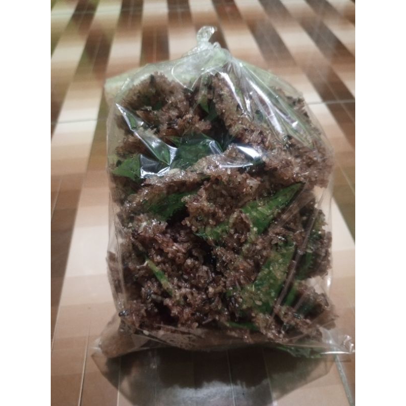 

Rengginang KETAN HITAM goreng mekar Camilan (mentah) 500gram asli Wonogiri