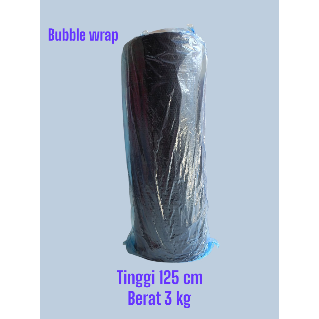 

bubble wrap hitam tingg 125 cm/perlindung kemasan barang