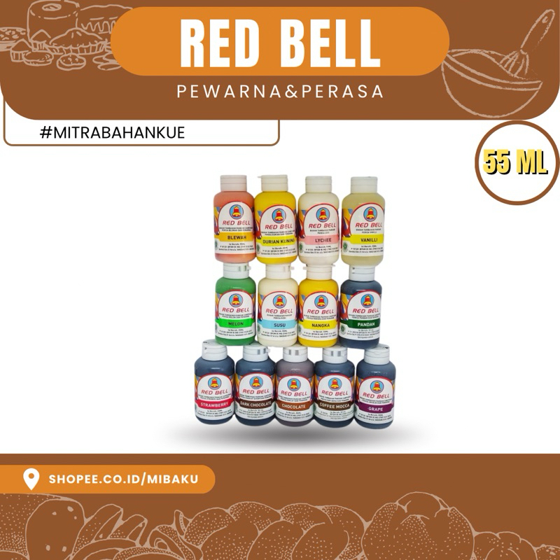 

Red Bell Pasta - Perisa / Perasa & Pewarna | 55 mL