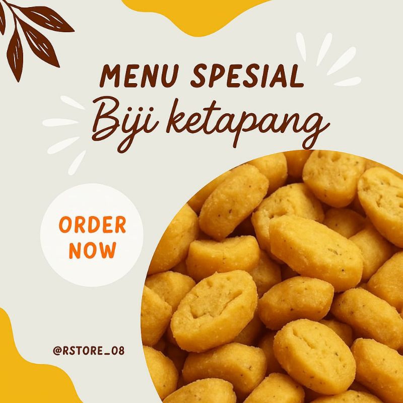 

KUE KERING KUE BIJI KETAPANG 500gram snack food-cookies makanan crispy cemilan lebaran