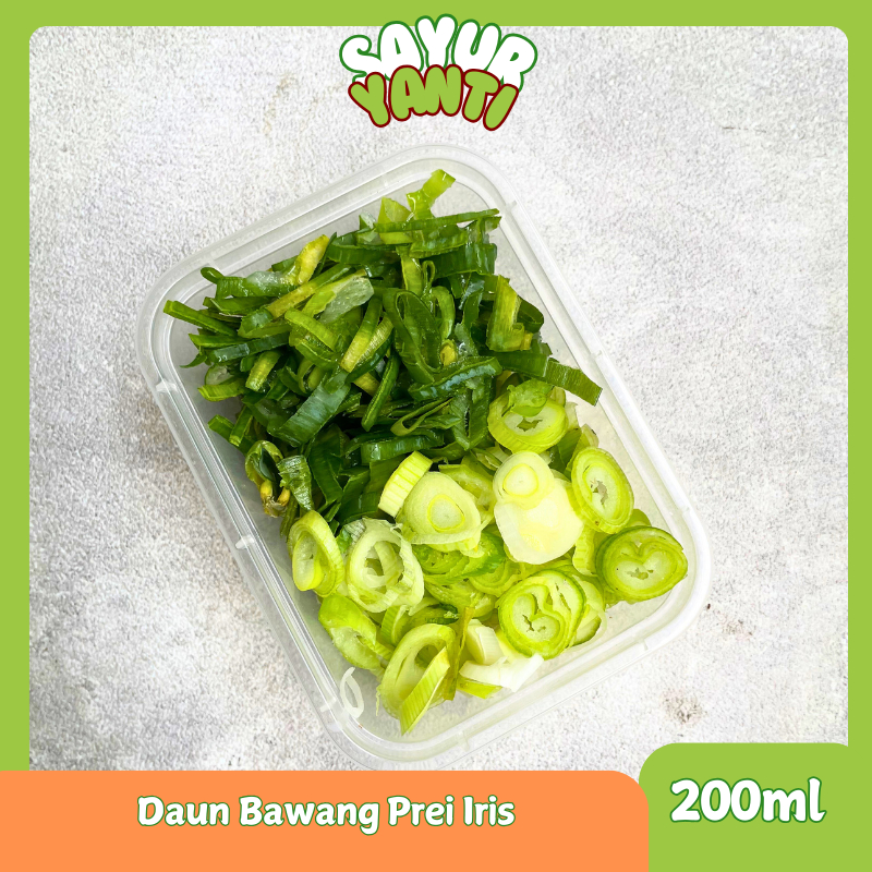 

[KIRIM INSTAN] Daun Bawang Prei iris 200ml - Sayur Yanti
