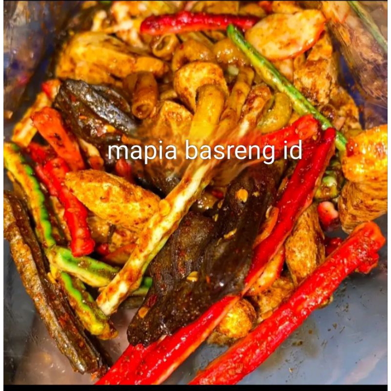 

kerupuk seblak mix campu sagala aya pedas daun jeruk berat 250 gram