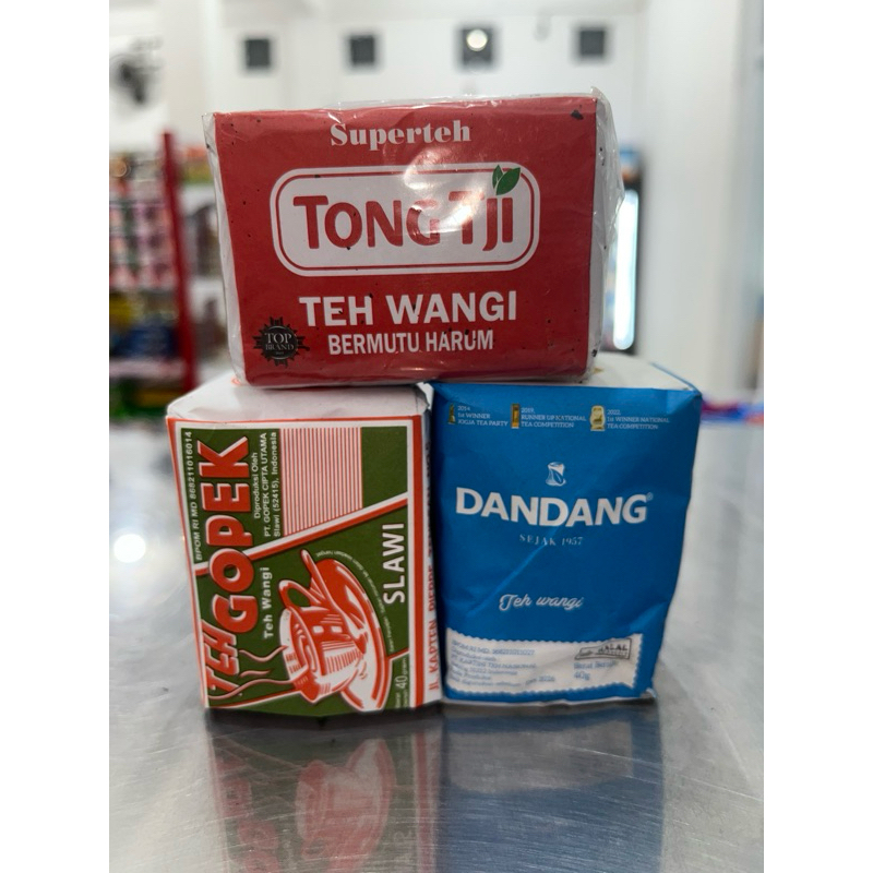 

Teh racikan solo viral 3pcs @40g (gopek, dandang, tong tji) es teh jumbo laris