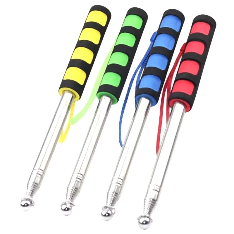 PROMO GILA 2 Meter Tiang Bendera Stainless Steel / Tongkat Bendera Lipat Telescopic Flagpole / Tiang