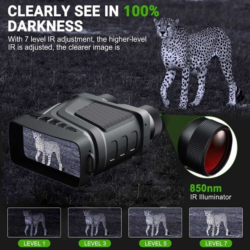 Teropong NIght Vision Binocular Teropong Video Night Vision Recorder 1080p Zoom With Mic