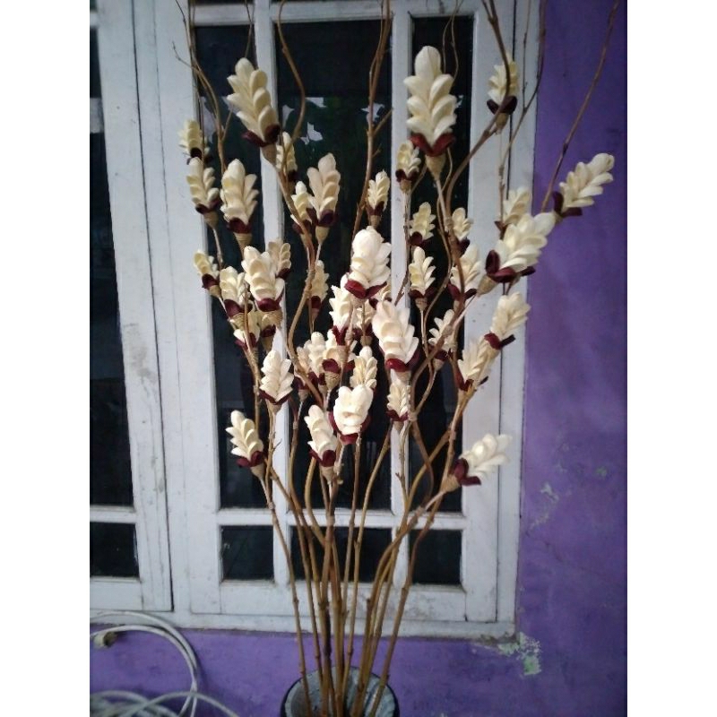 5 BATANG BAMBU ULIR BUNGA SULAK KLOBOT