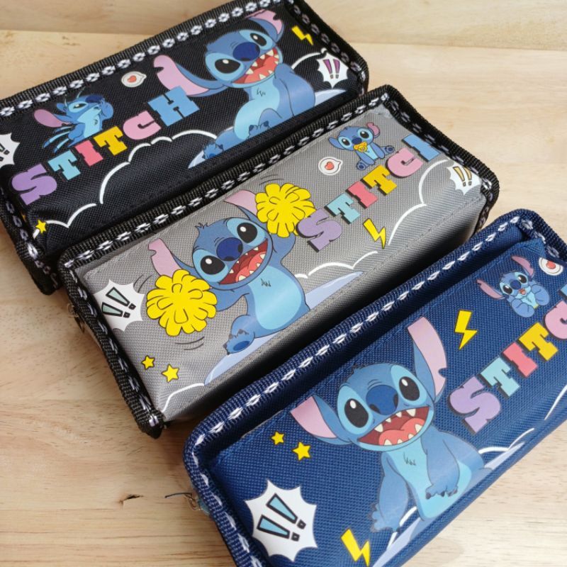 

Kotak pensil canvas 2 ruang STITCH B051