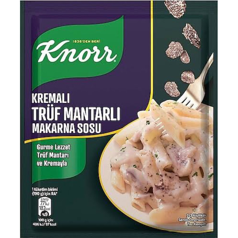 

Knorr Truffle Mushroom Pasta Sauce 52 Grams (with Gourmet Truffle Mushroom and Cream)
