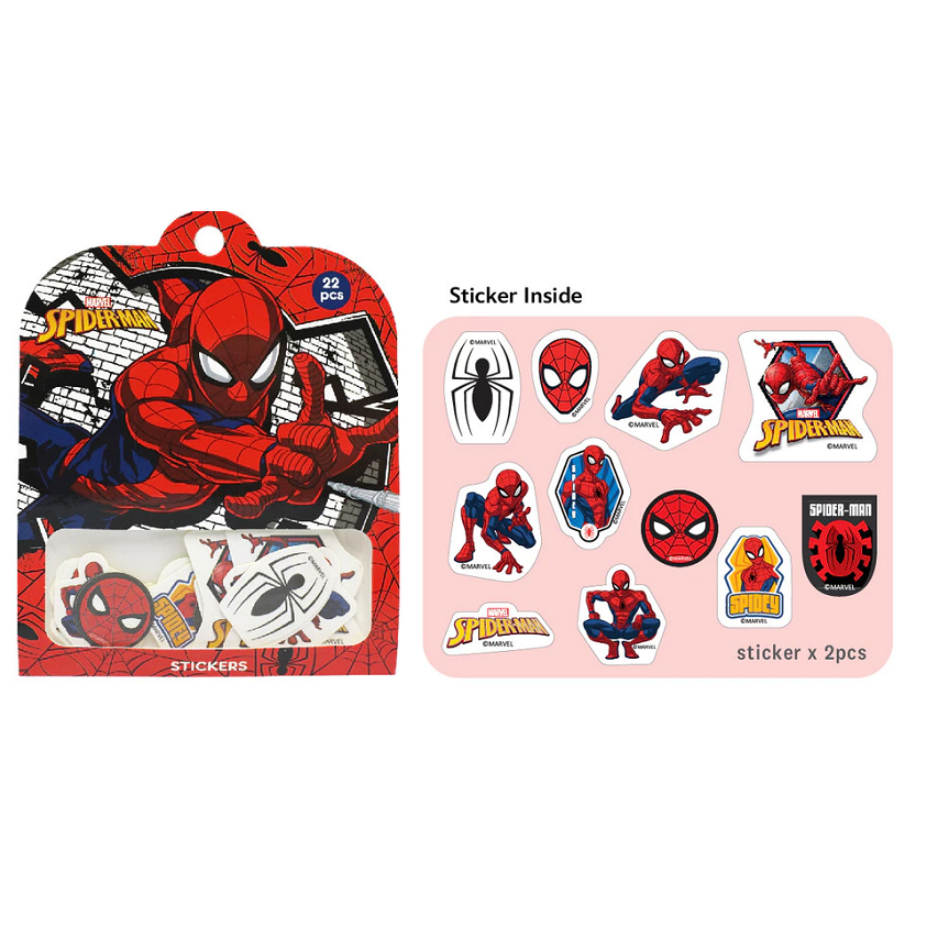 

Sticker Marvel Spiderman 1 pak/ bungkus isi 22 pcs