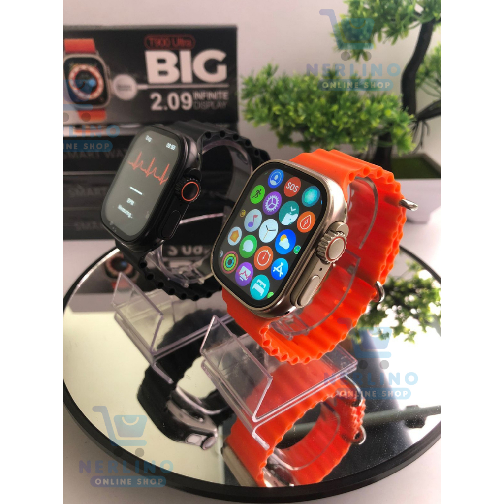 Smartwatch T900 ULTRA Big Screen 2.09 Inch Mendukung Aplikasi Android dan IOS