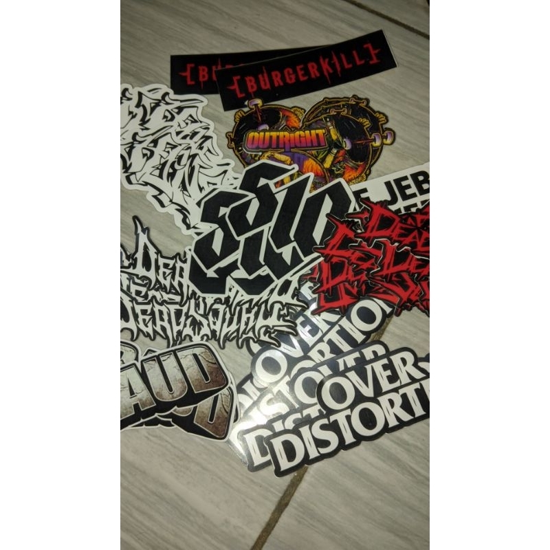 

STICKER BAND DEADSQUAD HONEY4 510 BURGERKILL FRAUD OUTRIGHT