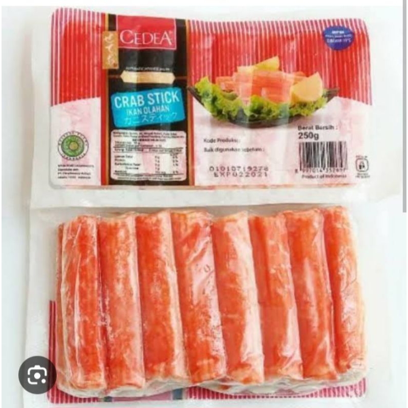 

cedea crab stik 250 gr frozen jogja