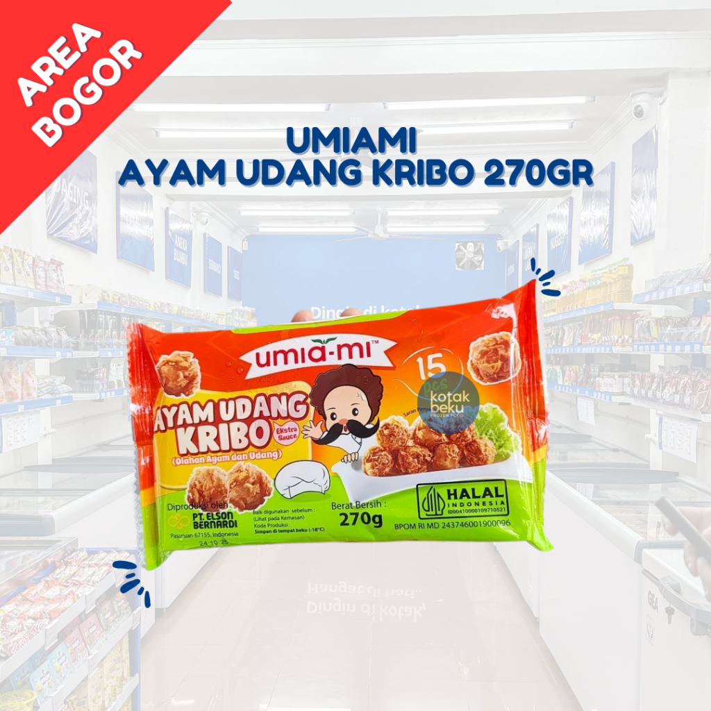 

UMIAMI AYAM UDANG KRIBO 270GR