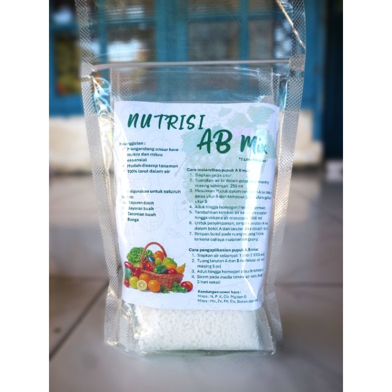 Pupuk AB Mix - Nutrisi AB Mix - Anggur, Tanaman Buah, Sayuran dan Bunga