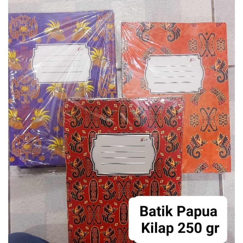 (50 lembar)Map Kertas/Stopmap Batik Folio/F4 Murah (1 pak =1 motif )