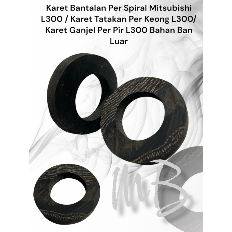Karet Bantalan Per Spiral Mitsubishi L300 / Karet Tatakan Per Keong L300/ Karet Ganjel Per Pir L300 